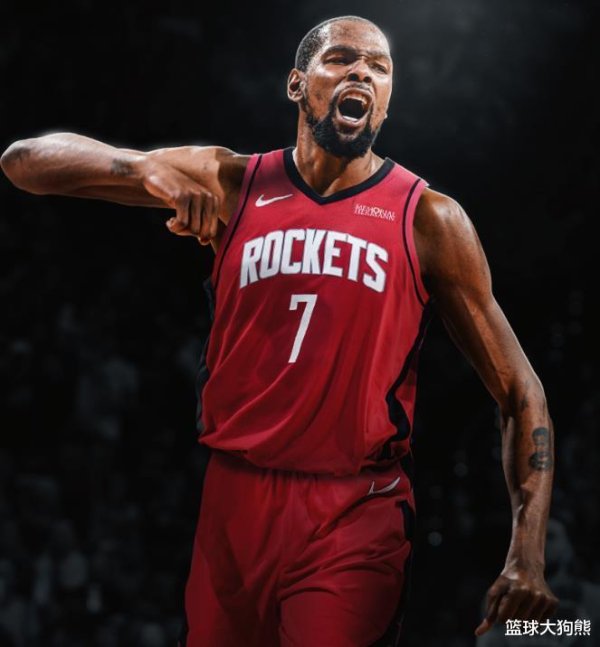 富深所 恭喜火箭队! 3巨头定妆照出炉, 杜兰特主动让出位置, 阿门占据C位