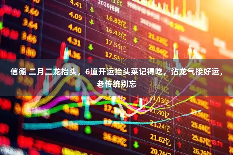 信德 二月二龙抬头，6道开运抬头菜记得吃，沾龙气接好运，老传统别忘